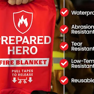 Prepared Hero Fire Blanket